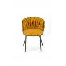 Стул HALMAR K516 горчичный/черный